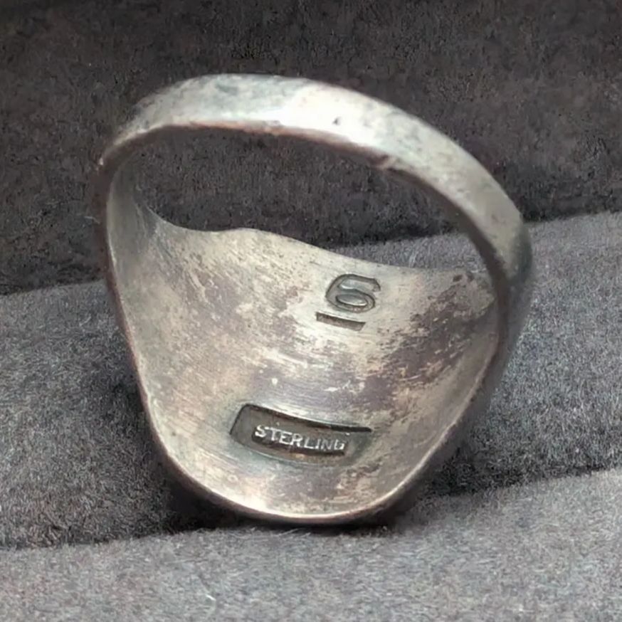 スターリングシルバー925 カレッジリング 9号ボーイスカウト