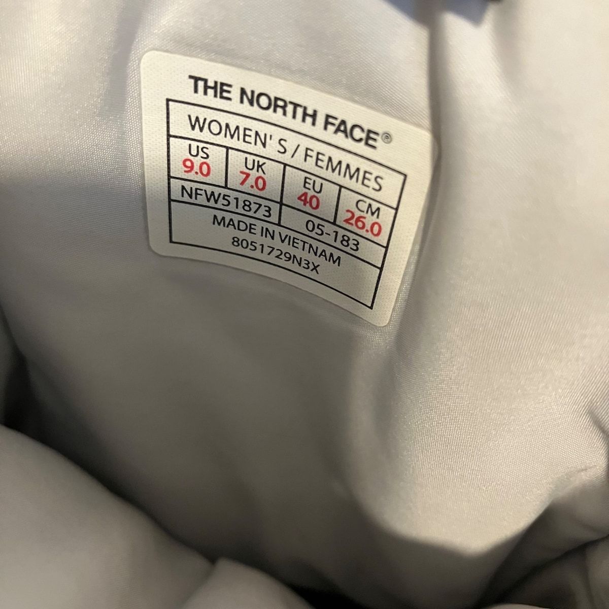 THE NORTH FACE(ノースフェイス) ショートブーツ 26 レディース - NFW51873 黒 ナイロン