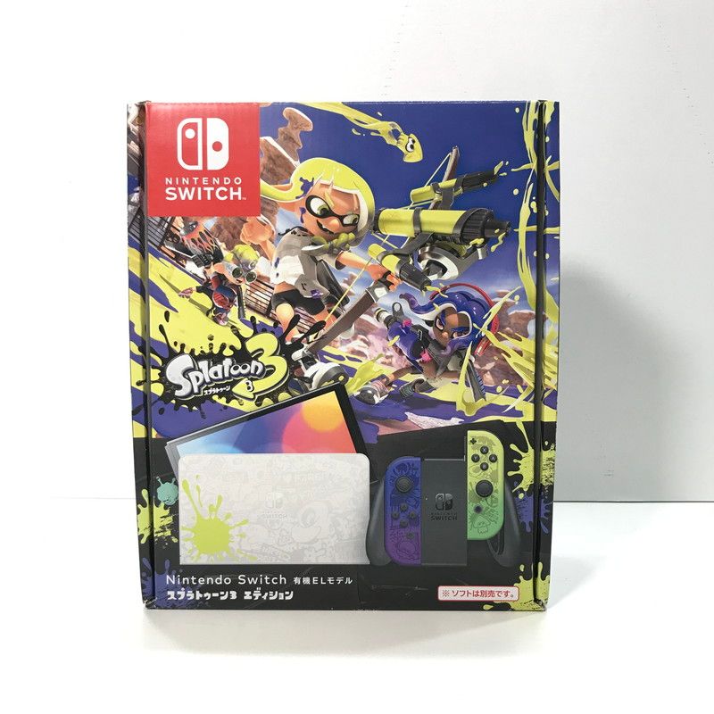 Nintendo Switch 本体+ スプラトゥーン3 (中古品です) Nintendo Switch 『新品』Nintendo Switch(有機ELモデル) スプラ