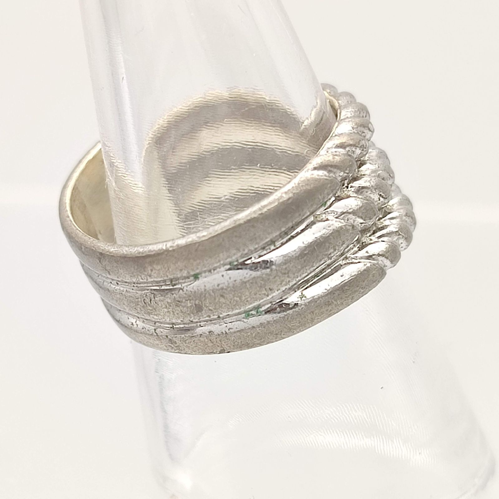 美品】ツイストデザインリング SILVER シルバー925 16号 - メルカリ
