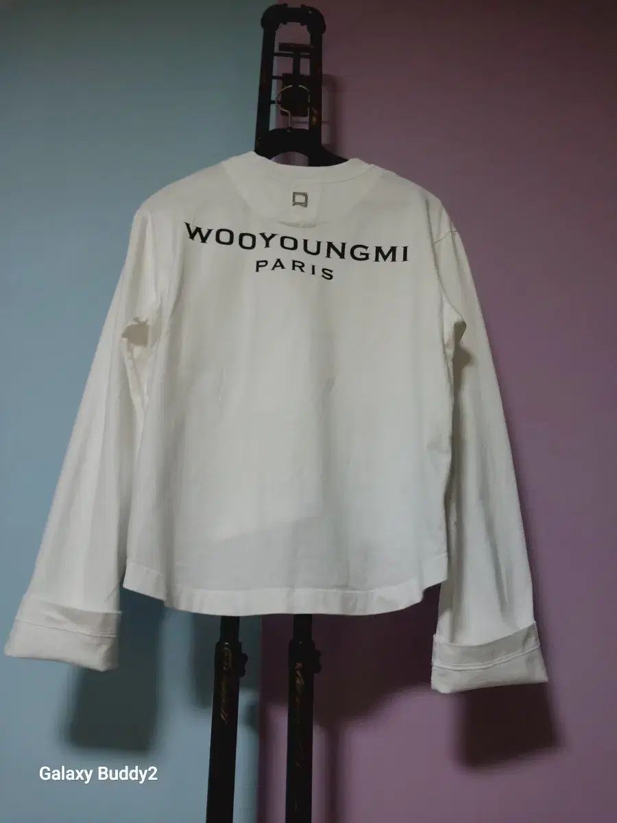 23年製品 ウーヨンミ 白 長袖 Tシャツ 34