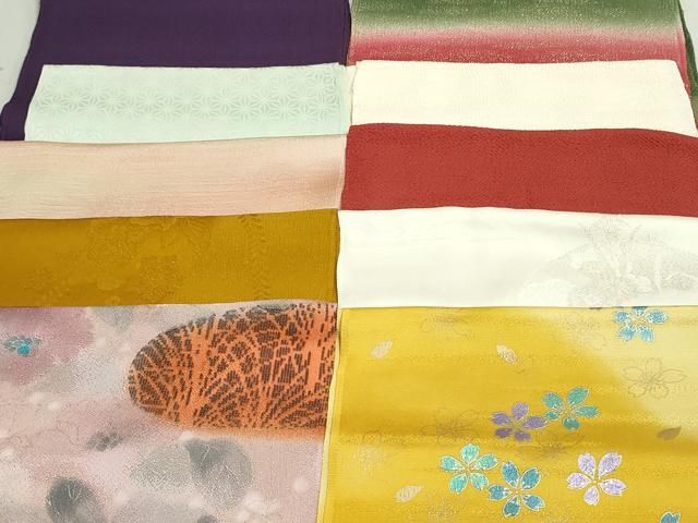 平和屋着物★和装小物　帯揚げ10枚セット　正絹　逸品　DAAV8229by 平和屋着物☆和装小物 帯揚げ10枚セット 正絹 逸品 DAAV8229by - メルカリ