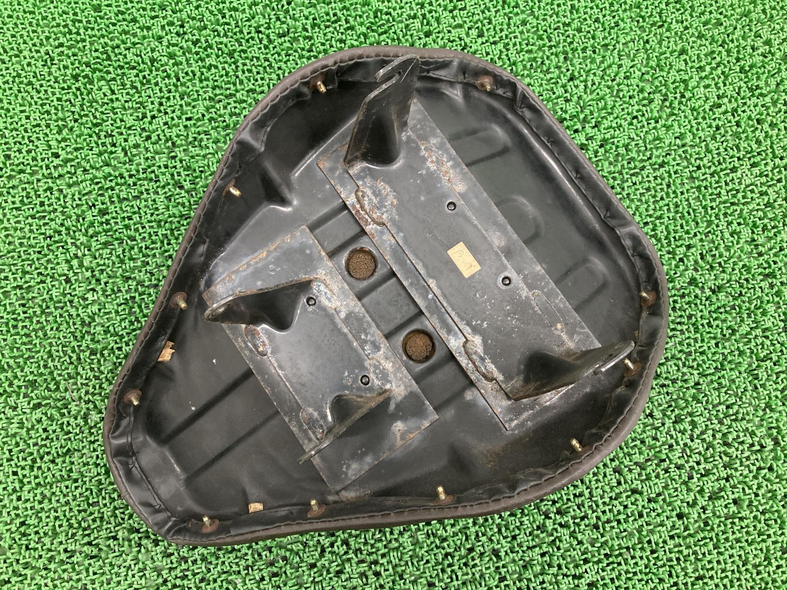 モンキー シート 茶 ホンダ 純正 中古 バイク 部品 Z50J AB27 MONKEY
