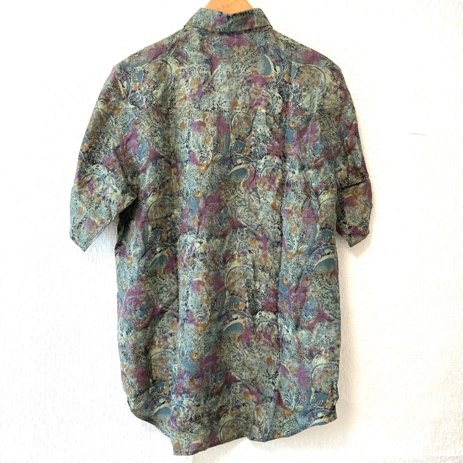 古着 70s 総柄 半袖 シャツ vintage archive 100027634-4.jpg