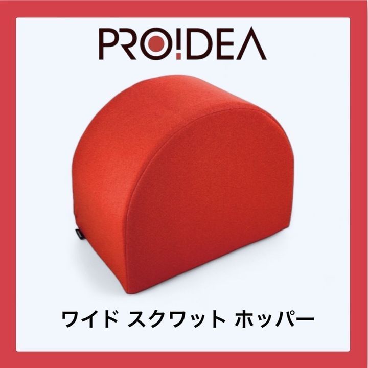 【極美品】 PROIDEA プロイデア ワイドスクワットホッパー ベイクドレッド 0070-4139-02 DM0527 0617ML003 0120240603101442