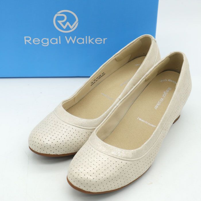 リーガル REGAL パンプス 24 レザー ベージュ レディース 靴 ベージュ