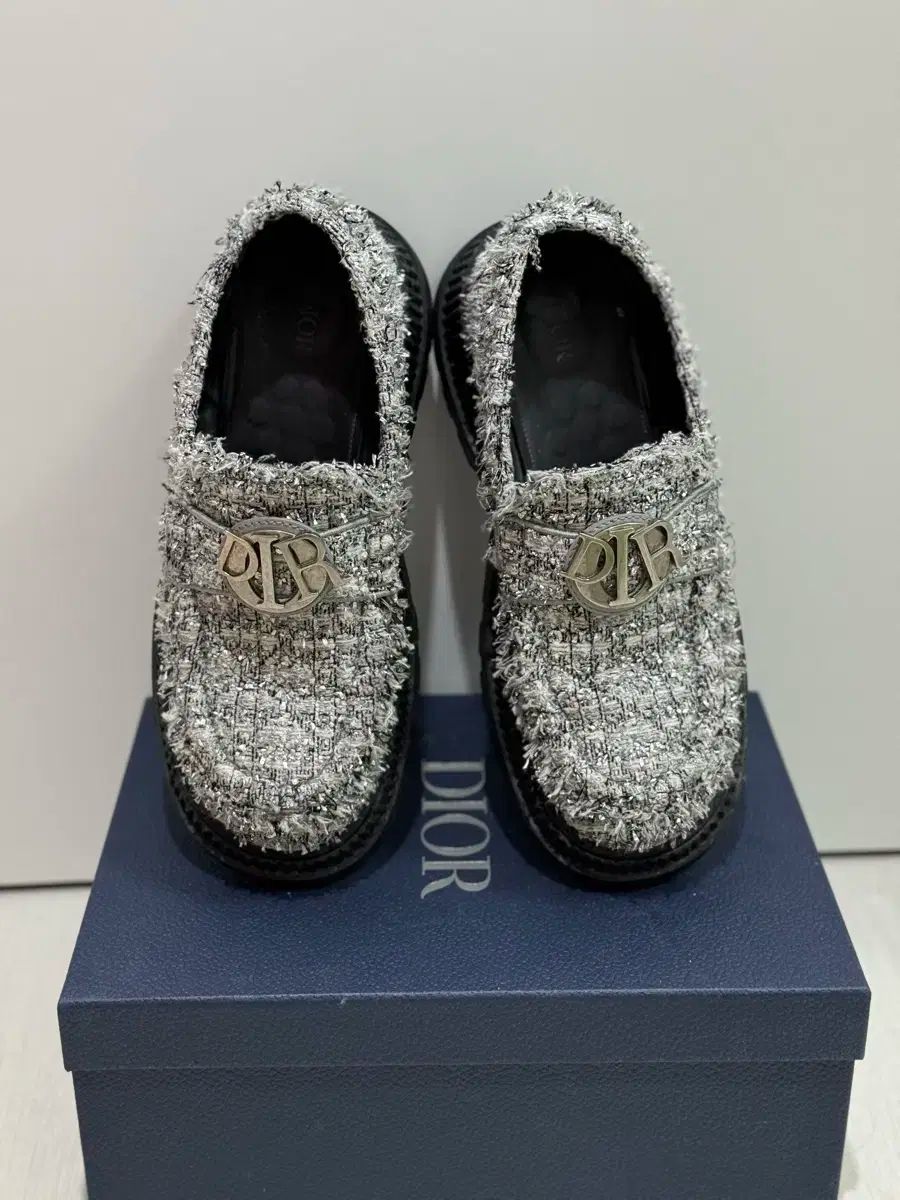 DIOR(ディオール) ツイード ローファー 44