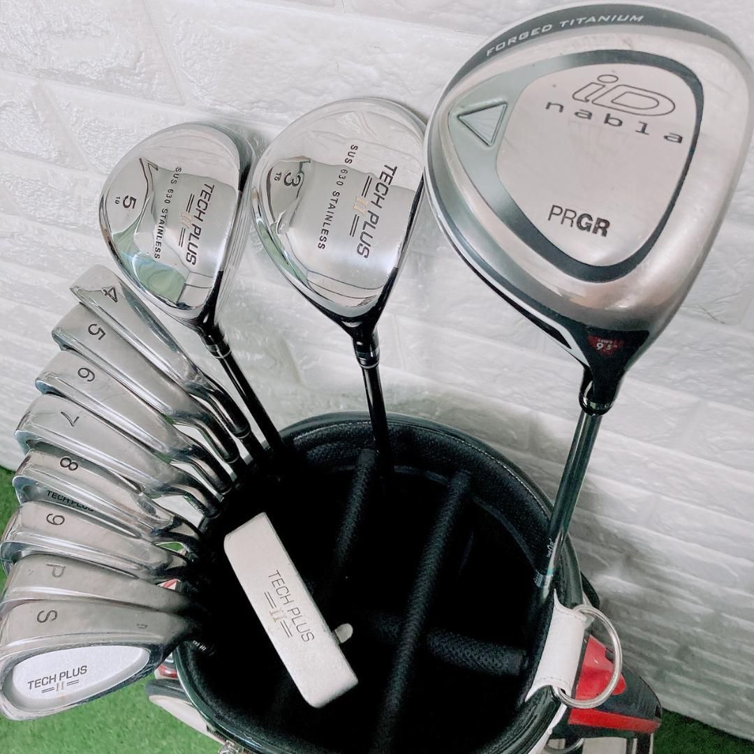 ゴルフクラブ メンズ セット PRGR Tech plus 12本 初心者