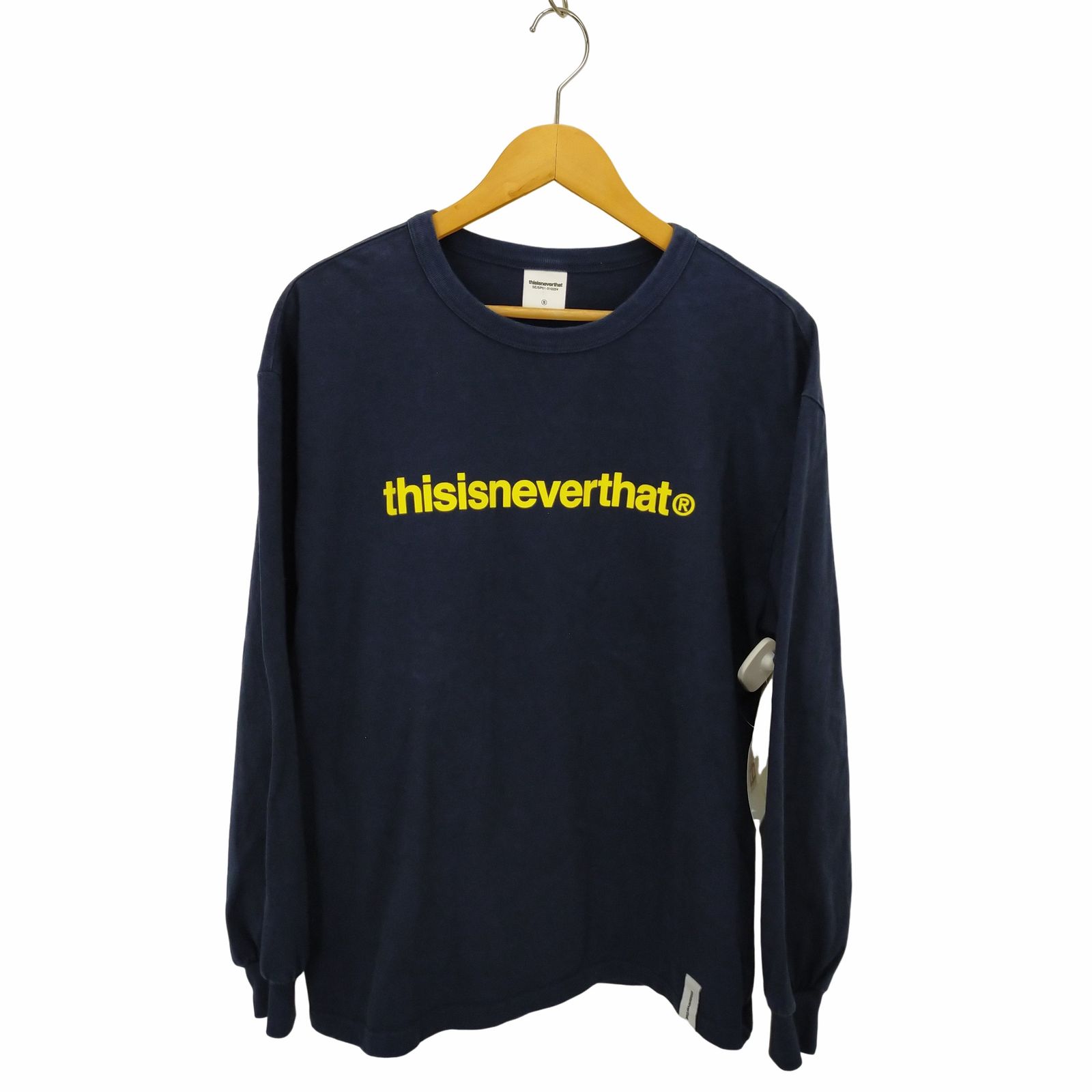 ディスイズネバーザット thisisneverthat クルーネックプリント ロングスリーブTシャツ メンズ import：S