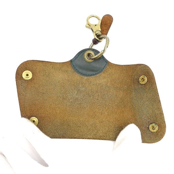 IL BISONTE / イルビゾンテ □キーケース レザー グリーン系