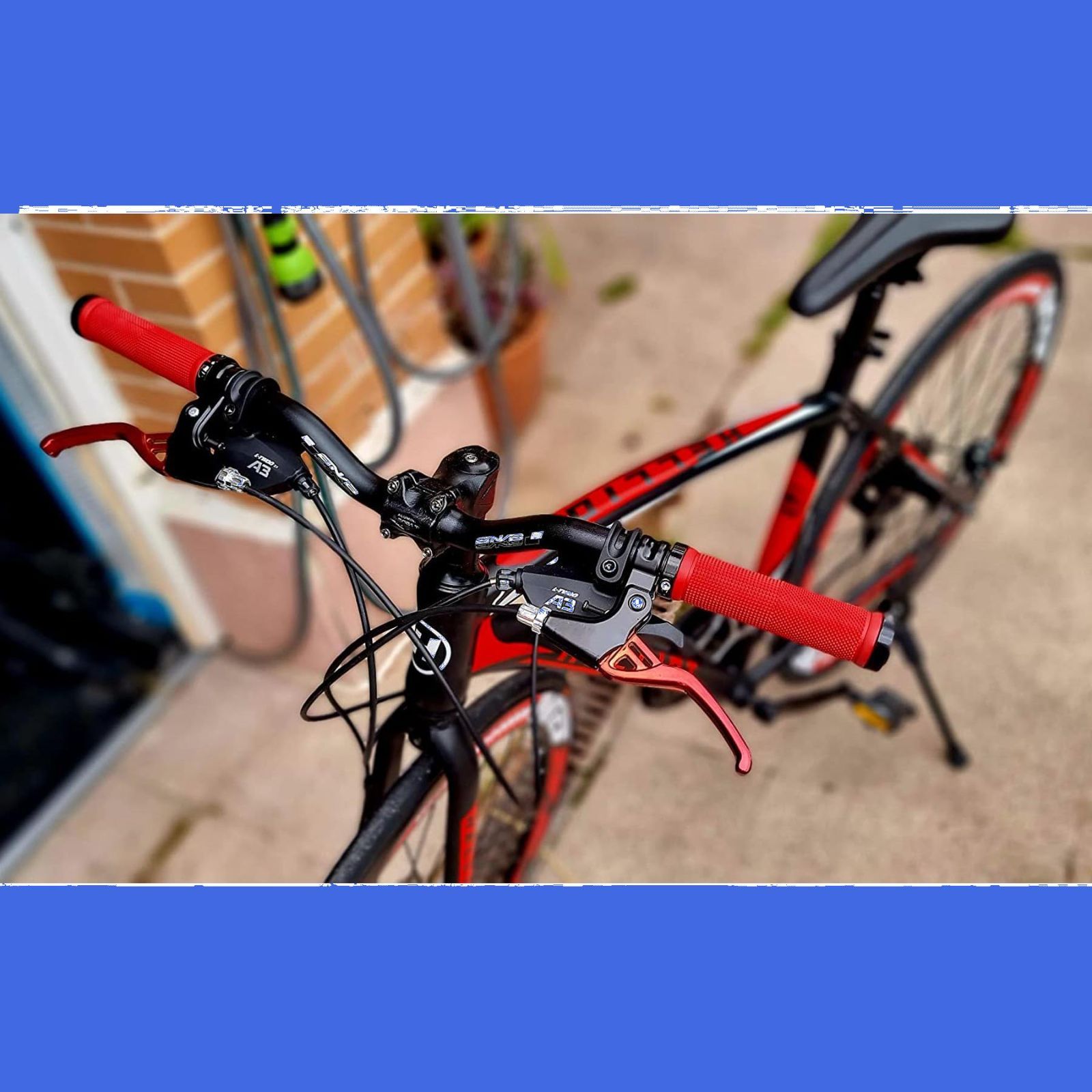 BNVB ハンドルバー 25.4mm/31.8mm アルミ合金 MTB 自転車