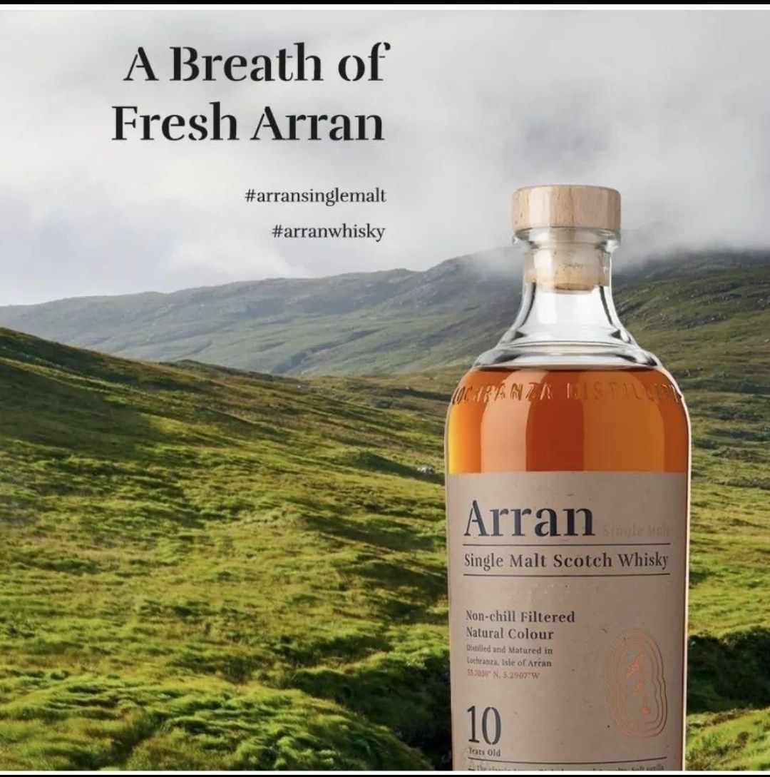 新品】希少品 THE ARRAN(アラン) 10年 ウイスキー700ml - メルカリ