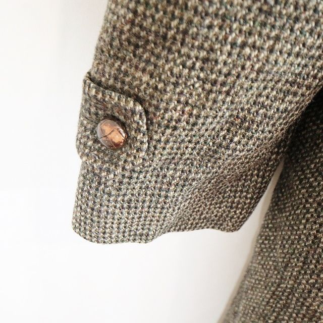 Harris Tweed 70s Soutien Collar Coatharristweed - ステンカラーコート