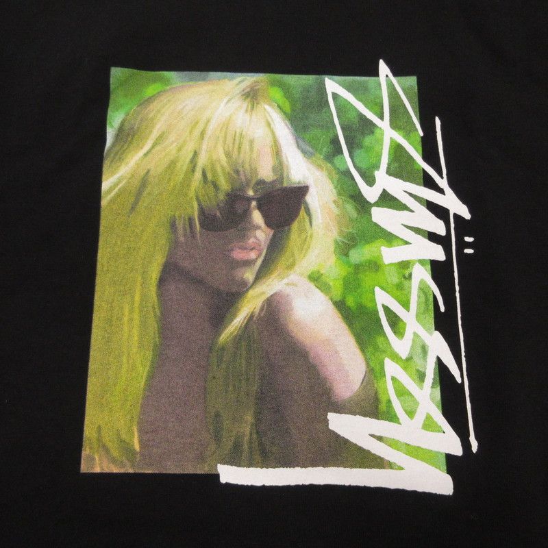 トップス Stussy Laura Tee Black M Stussy Laura Tee