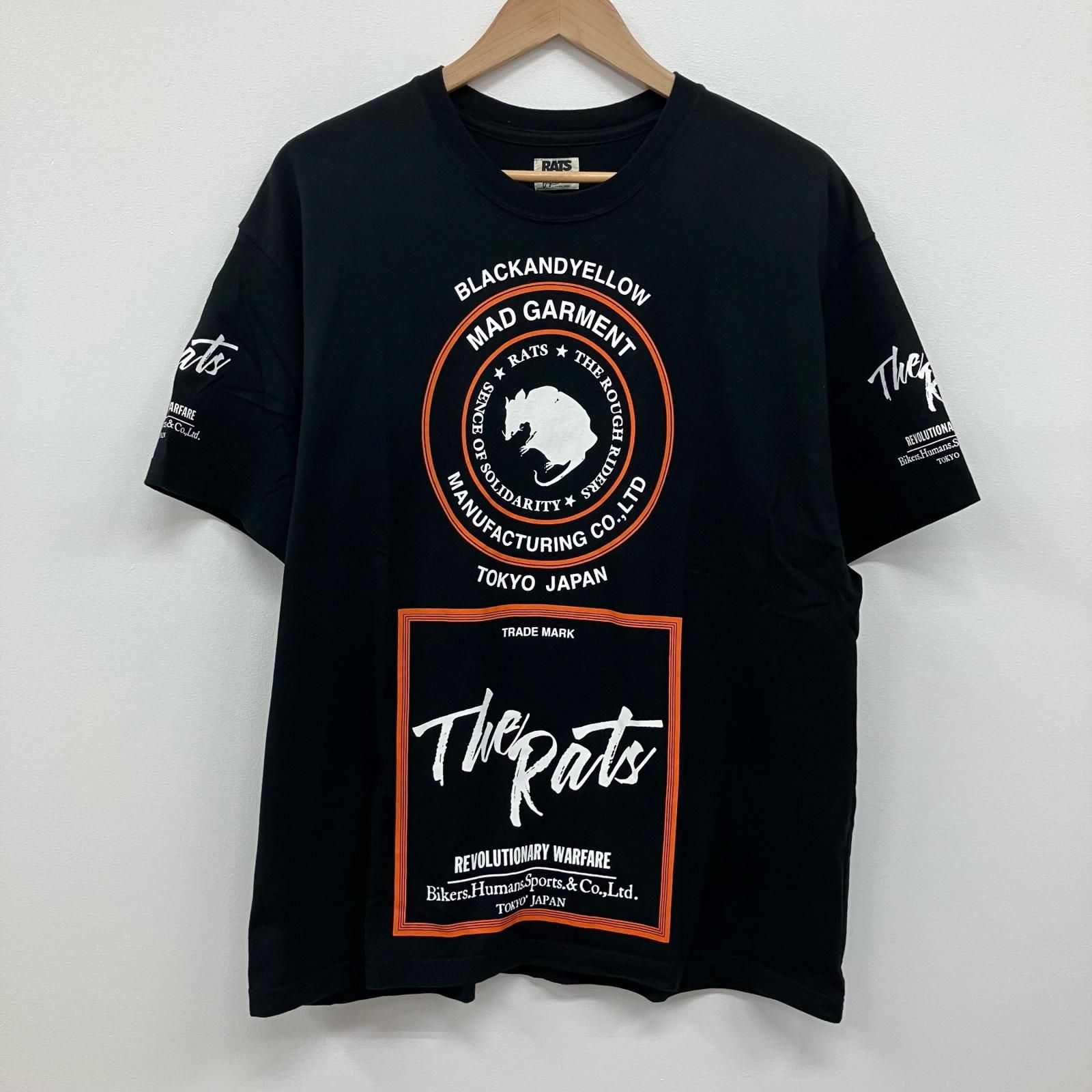 イオン広店】 中古 RATS | ラッツ 半袖Tシャツ BIG LOGO TEE 22RT 