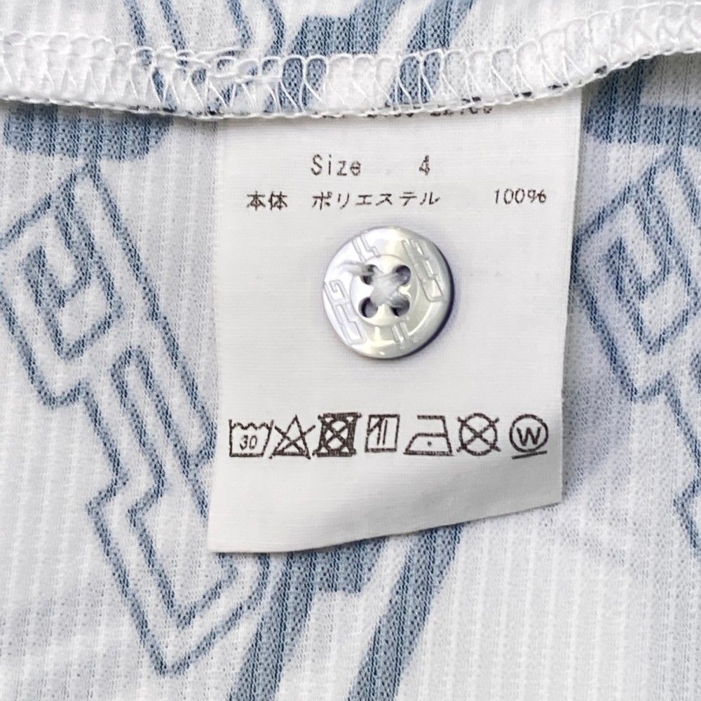 サイズ：4 CPG GOLF シーピージーゴルフ  半袖ポロシャツ  ブルー系 [240101453277] ゴルフウェア メンズ ストスト CPG GOLF シーピージーゴルフ 半袖ポロシャツ ブルー系 サイズ