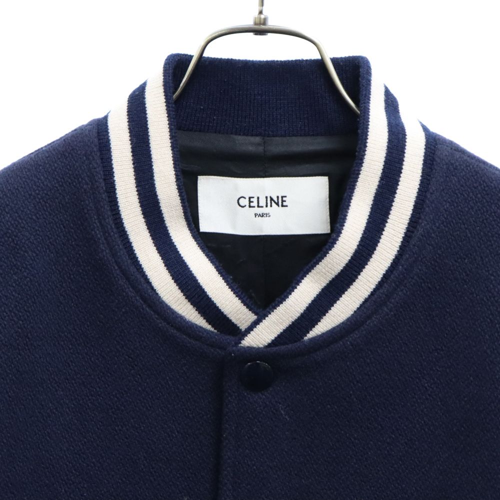 CELINE (セリーヌ) 21AW ウールルーズバーシティスタイルジャケット ...