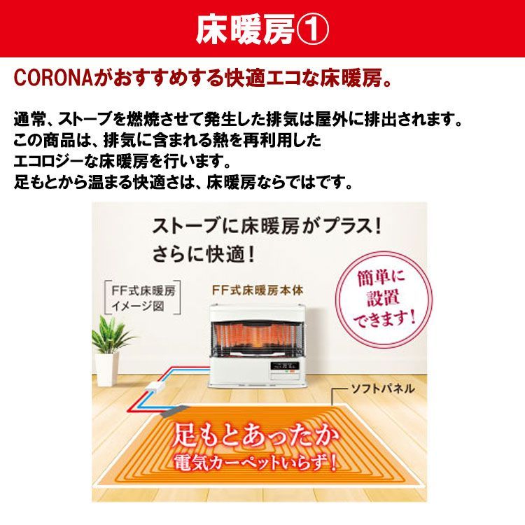◆ 床暖用 3畳 ソフトパネル ■ 石油ストーブ 用◆コロナ サンポット