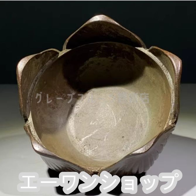 古美術 銅製 蓮花香炉 置物 大明宣徳 蓮子登科 香炉 現代工芸品