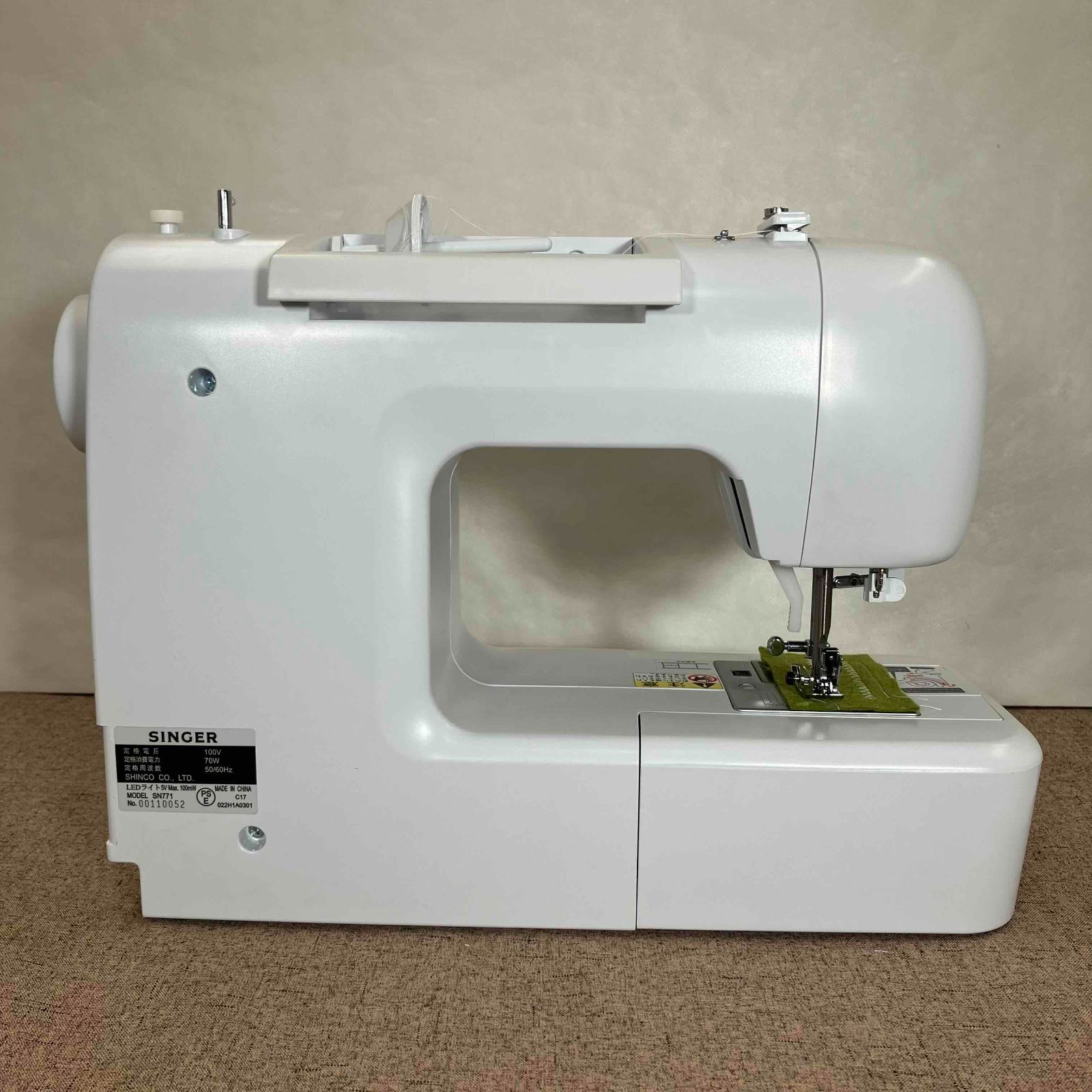 ミシン シンガー SINGER SN771 家庭用ミシン 手工芸 裁縫 ハンド 