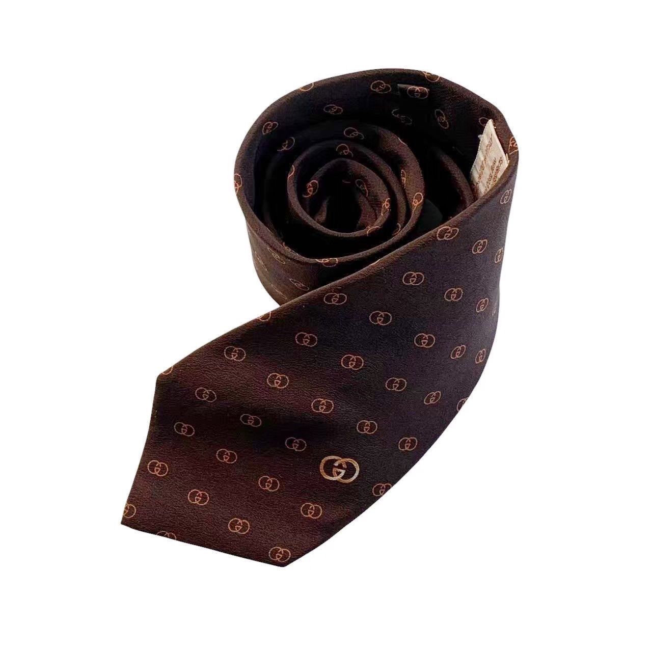 Amazon | GUCCI(グッチ)シルクジャカードGGパターン柄ネクタイ