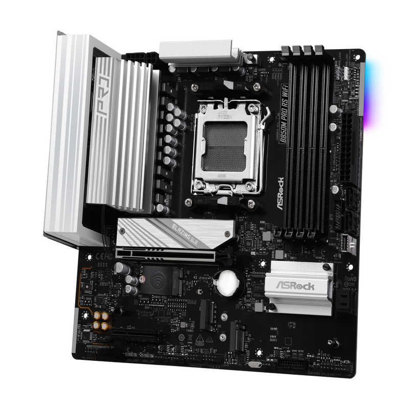 新品 未開封 】 ASROCK マザーボード(Socket AM5) ［MicroATX］ B850M