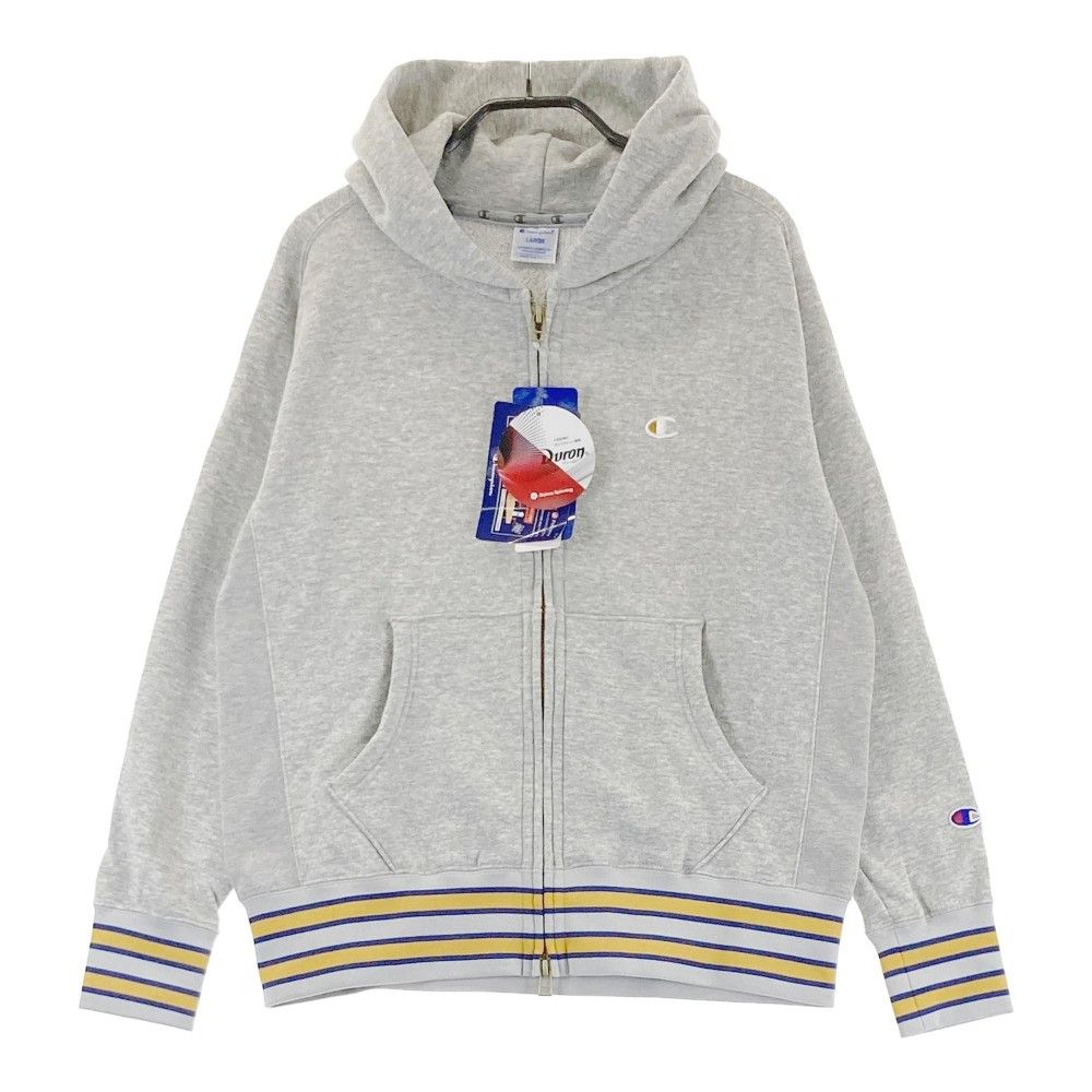【新品】CHAMPION GOLF チャンピオンゴルフ ジップパーカー グレー系 LARGE [240101354809] ゴルフウェア レディース サイズ：LARGE CHAMPION GOLF チャンピオンゴルフ ジップ