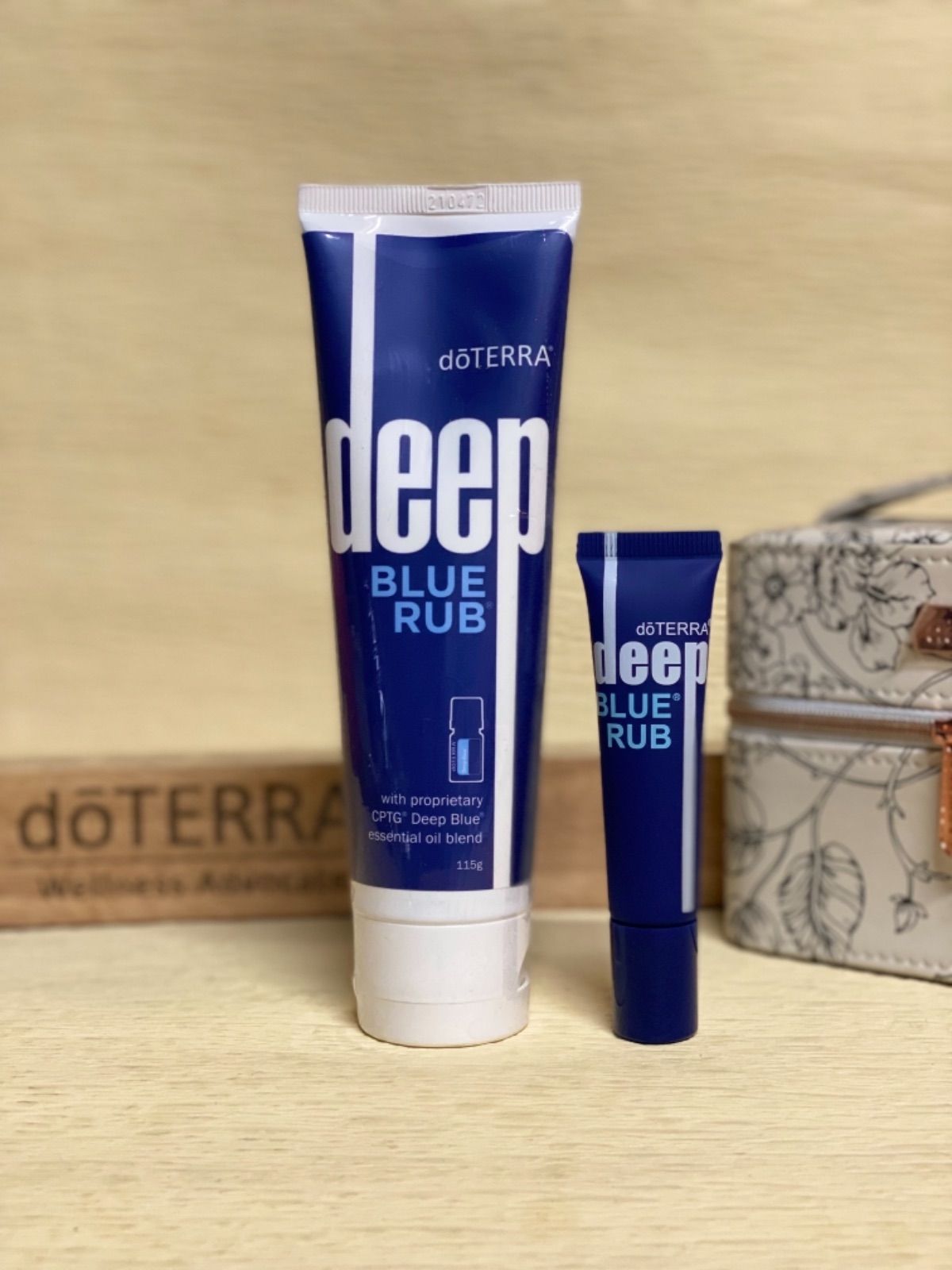 箱付き doTERRA ディープブルーラブ 2本 - ボディクリーム