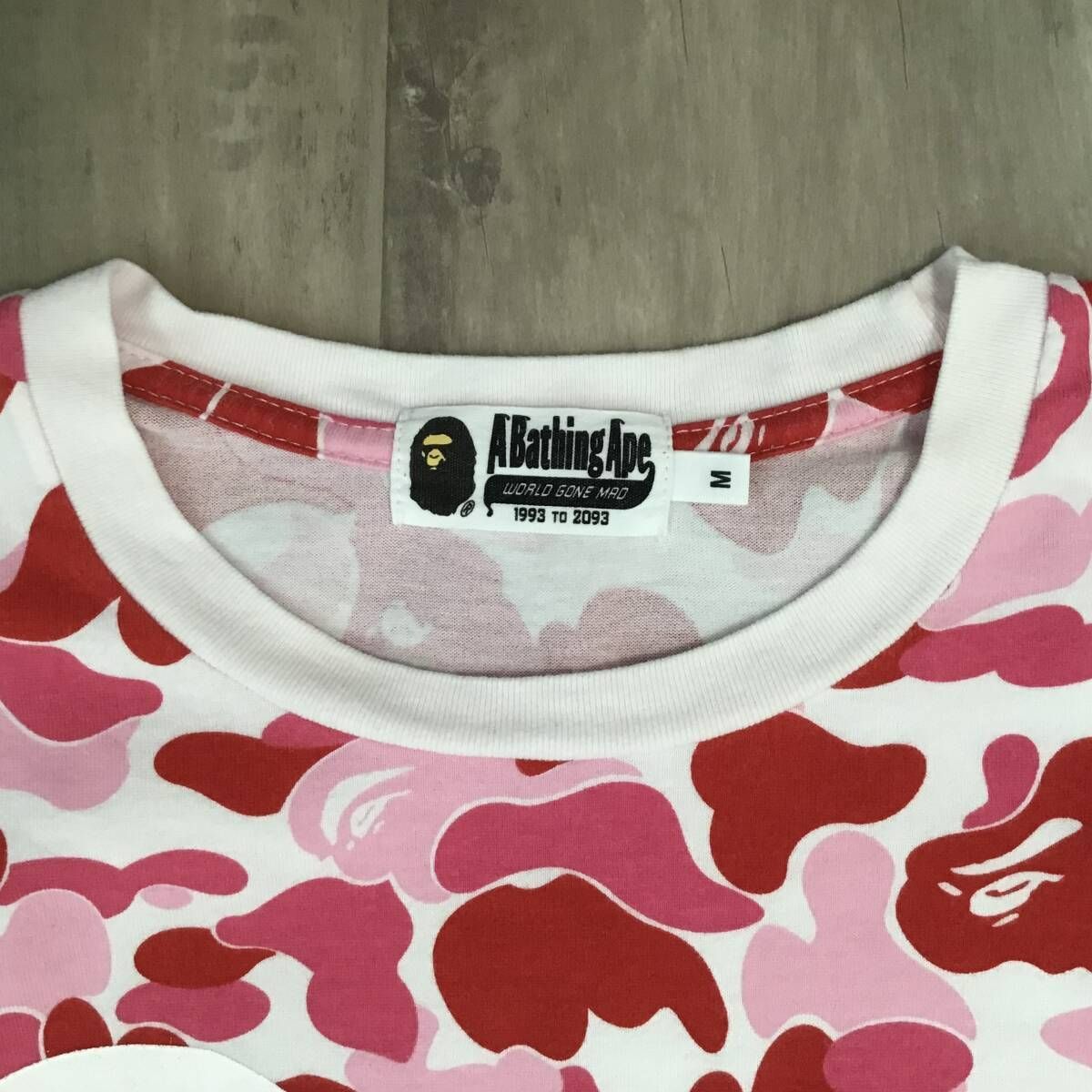 キースヘリング × BAPE ABC camo Pink Tシャツ Mサイズ KEITH HARING a