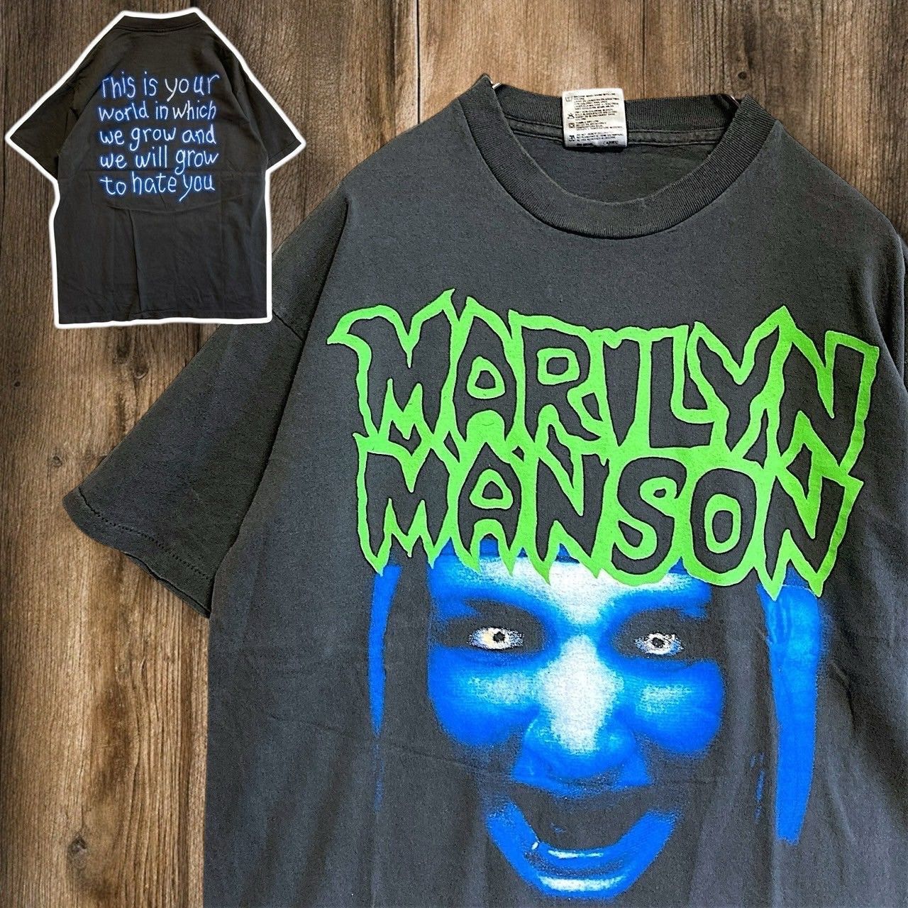 マリリン マンソン ビンテージ Tシャツ XL 黒 MARILYN MANSON