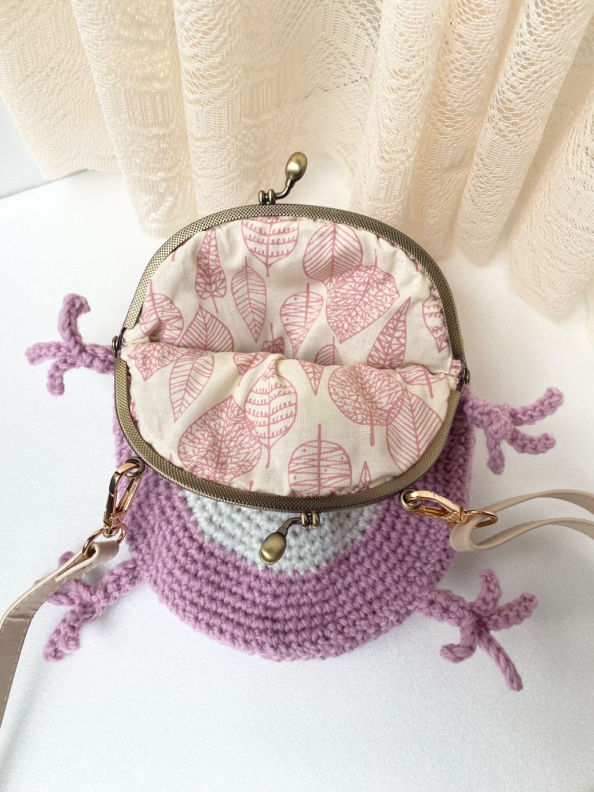 ミナペルホネン ハンドメイド 2wayシンプルショルダーバッグ