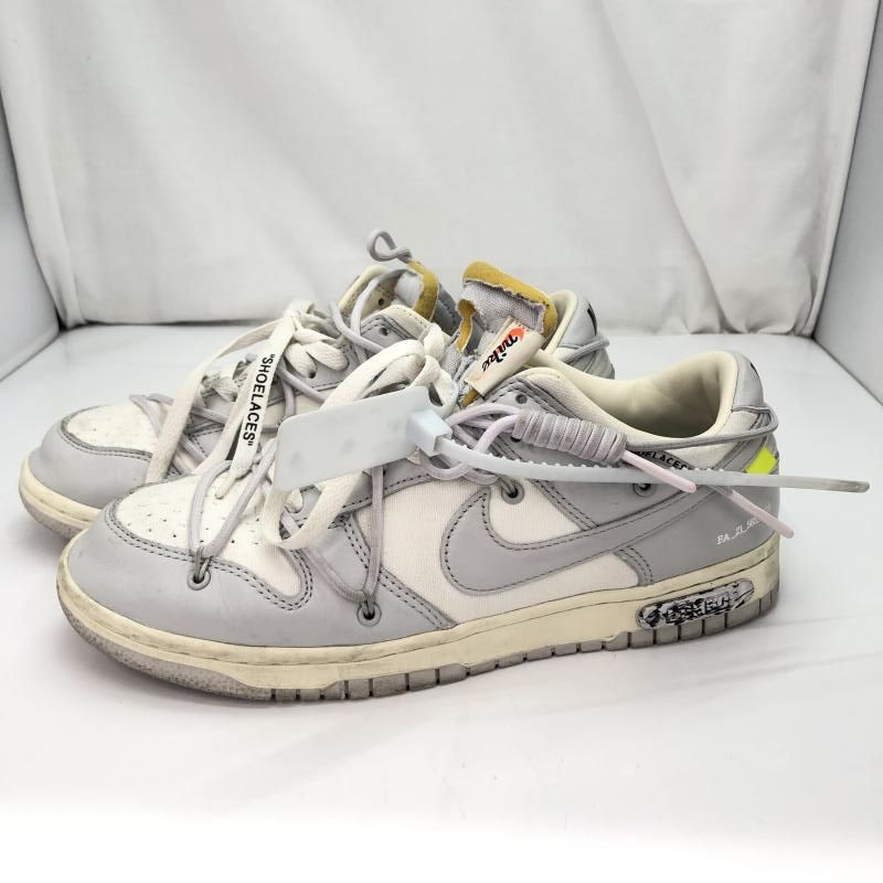 Off-White × Nike Dunk Low 1 of 50 49 サイズ27.5cm ナイキ ダンク DM1602-123 ホワイト 91