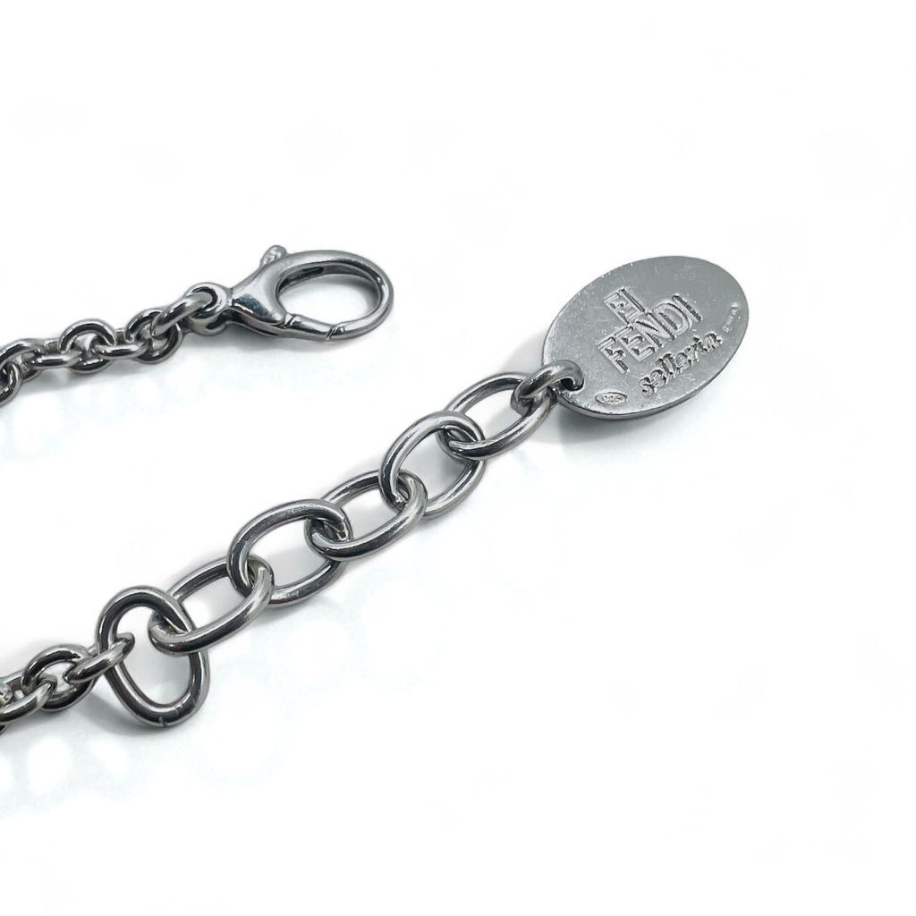 FENDI セレリア selleria ロゴプレート チェーン ブレスレット
