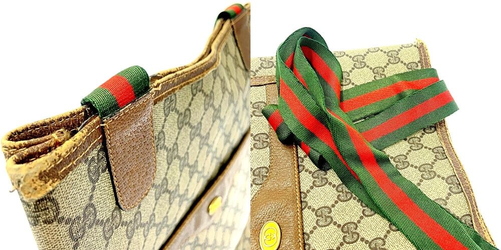 中古】GUCCI グッチ 39.02.003 シェリーライン GGスプリームキャンバス