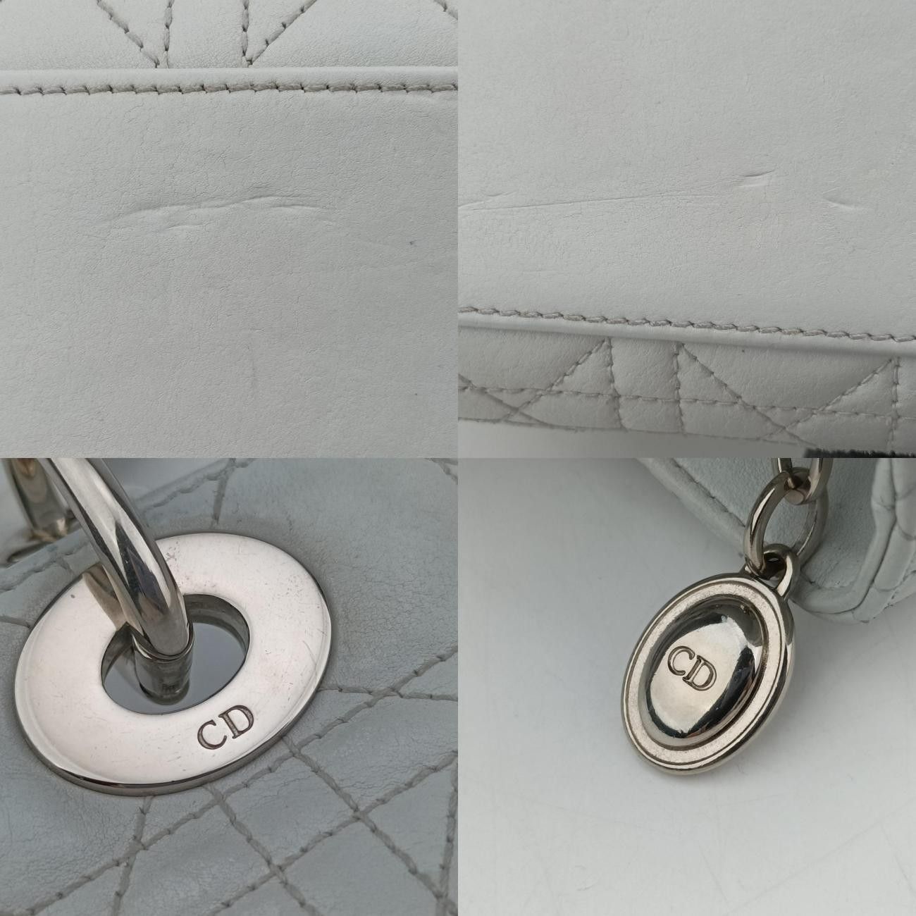 ディオールホワイトパテント16-BO-1101