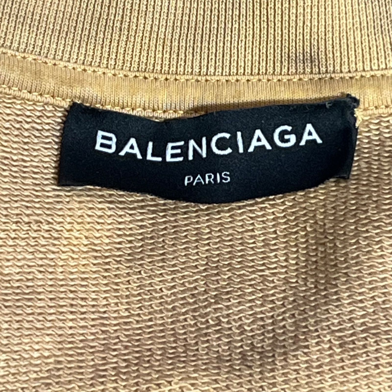 美品 17AW】BALENCIAGA バレンシアガ 17AW スウェット トレーナー HOMME刺繍 オーバーサイズ ブリーチ加工 ダメージ加工  Homme 17AW S - メルカリ