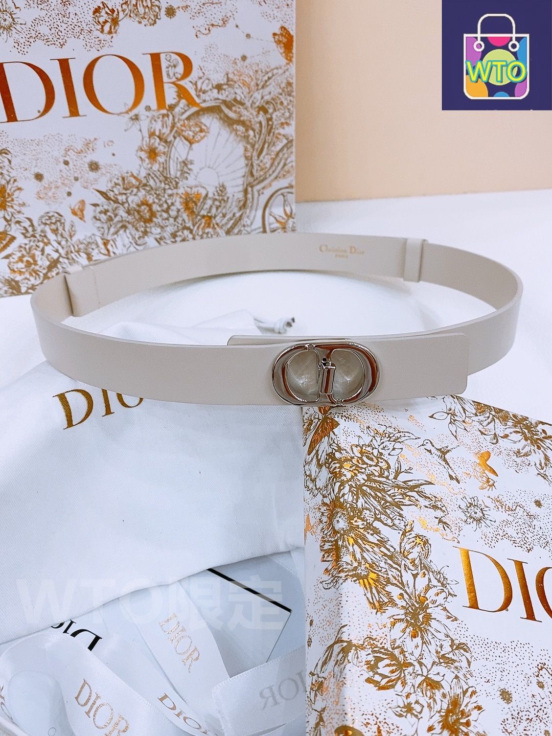 Dior ディオール　ベルト　箱付き DIOR ディオール ファッションベルト03-1 - メルカリ