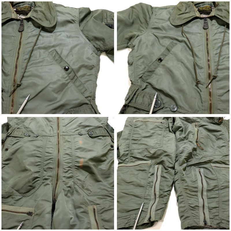 60s USA製 vintage U.S.AIR FORCE CWU-1P フライトスーツ つなぎ