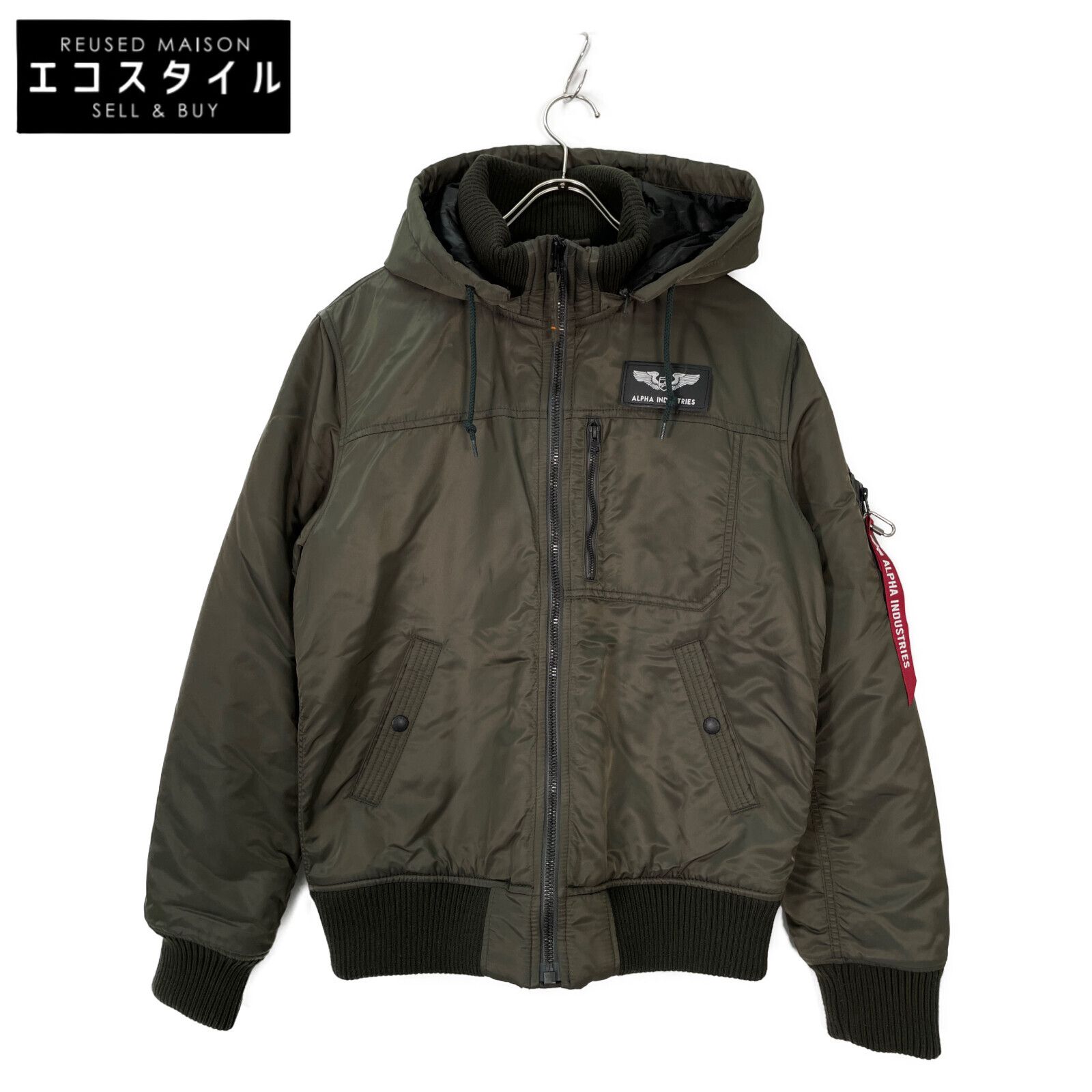 ALPHA INDUSTRIES アルファインダストリーズ TA1571 ﾌｰﾃﾞｯﾄﾞﾘﾌﾞｼﾞｬｹｯﾄ L