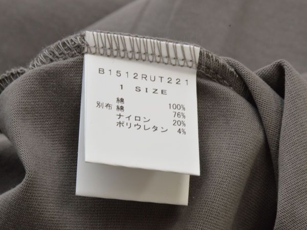 フラボア FRAPBOIS ベルスT Tシャツ/カットソー 長袖 1サイズ グレー レディース j_p F-M12514 フラボア FRAPBOIS ベルスT Tシャツ/カットソー 長袖 1サイズ