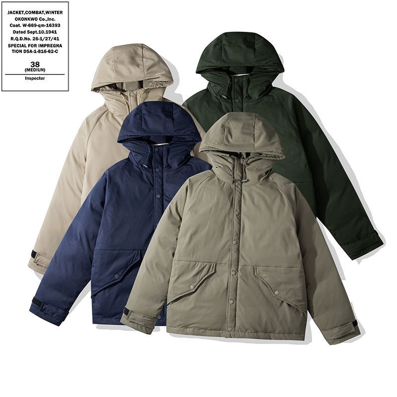 ECWCS PARKA フード付き メンズダウンジャケット ダウンコート 秋冬 防風防寒 上品 アウター Ｓ~2ＸＬ ミリタリー-