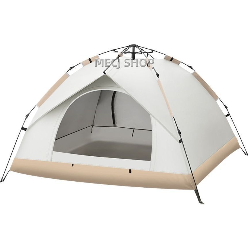 テント ワンタッチテントキャンプ設営簡単ツーリングテントテントベットカンプライト防風 防水 軽量 釣り 登山 3-4人用 コーヒー