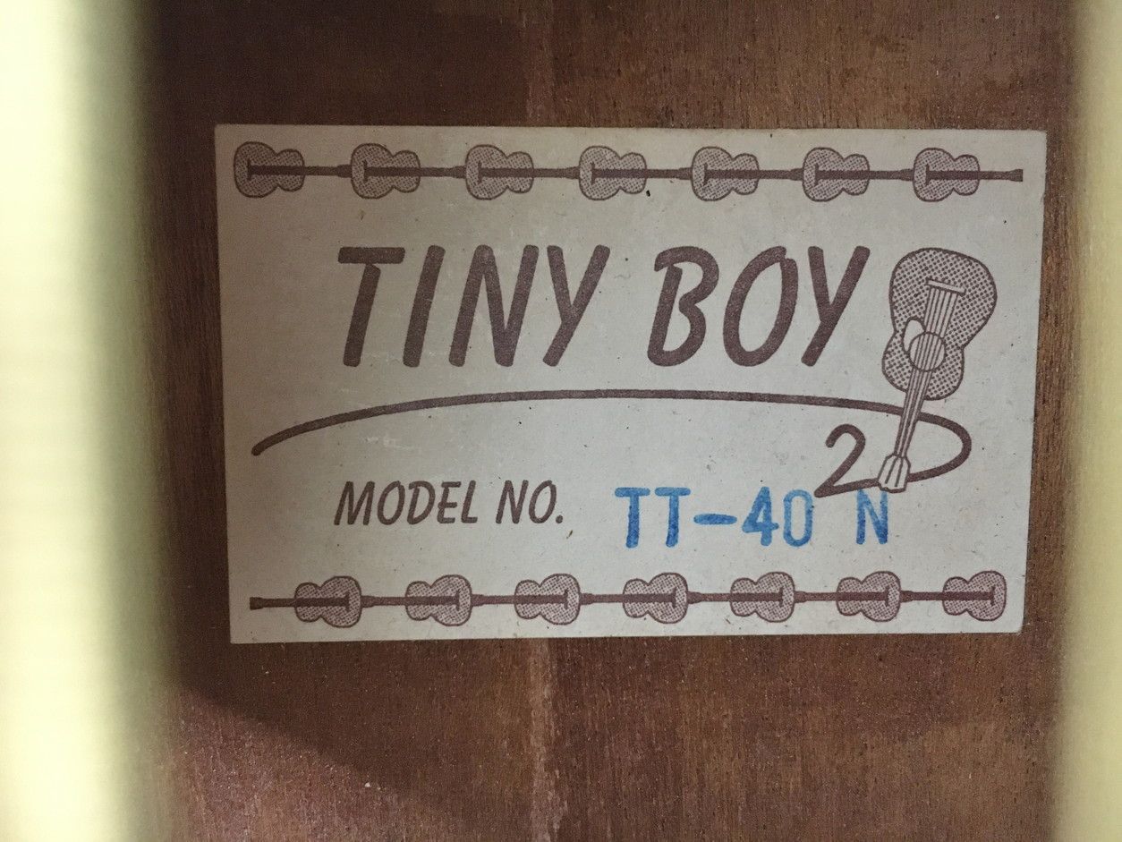 TINY BOY トラベルギター TT-40 N TINYBOY トラベルギター タイニー