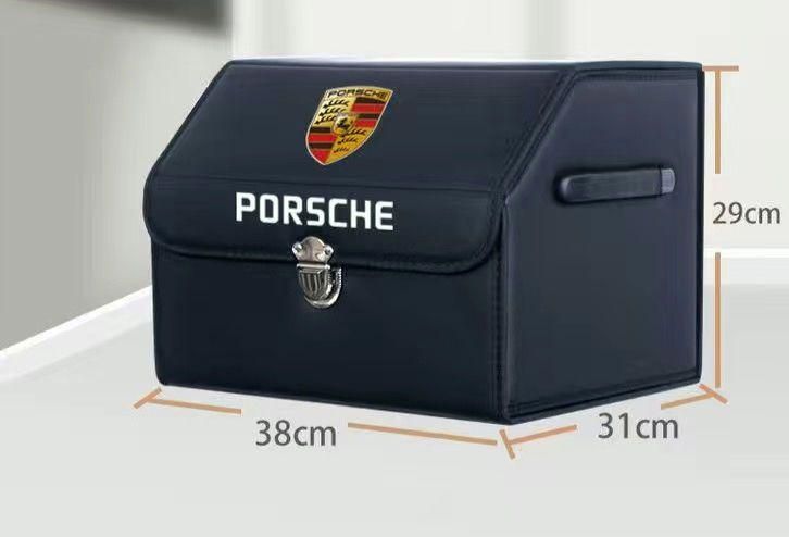 Porsche ！汎用自動車ト内収納ボックス トランクバッグ 3点セット 黑