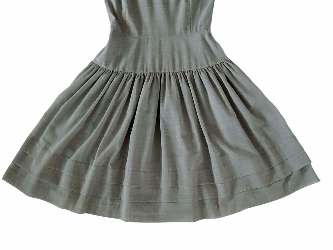 FOXEY/フォクシー 39427 裾フレアデザインノースリーブ ワンピース38