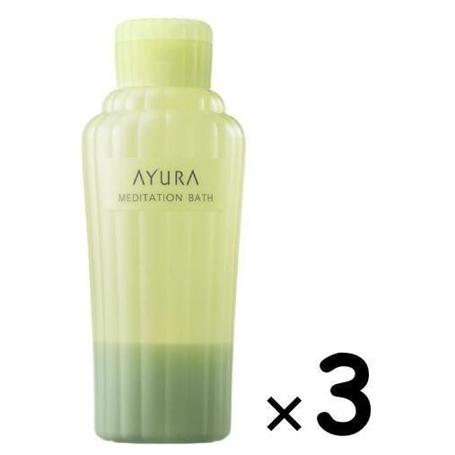 3本) AYURA アユーラ メディテーションバスｔ 300mL×3本 浴用入浴料