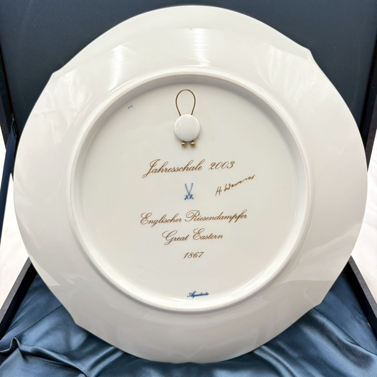  Meissen マイセン 2003年プレート ️飾り皿 ドイツ 磁器 皿 食器