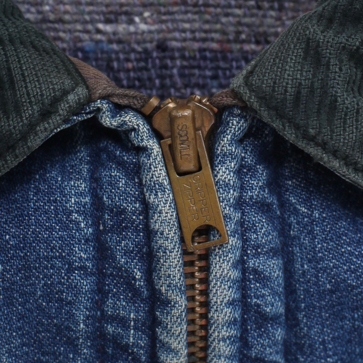 50s】 BLUE BELL デニムジャケット Gripper 91-b