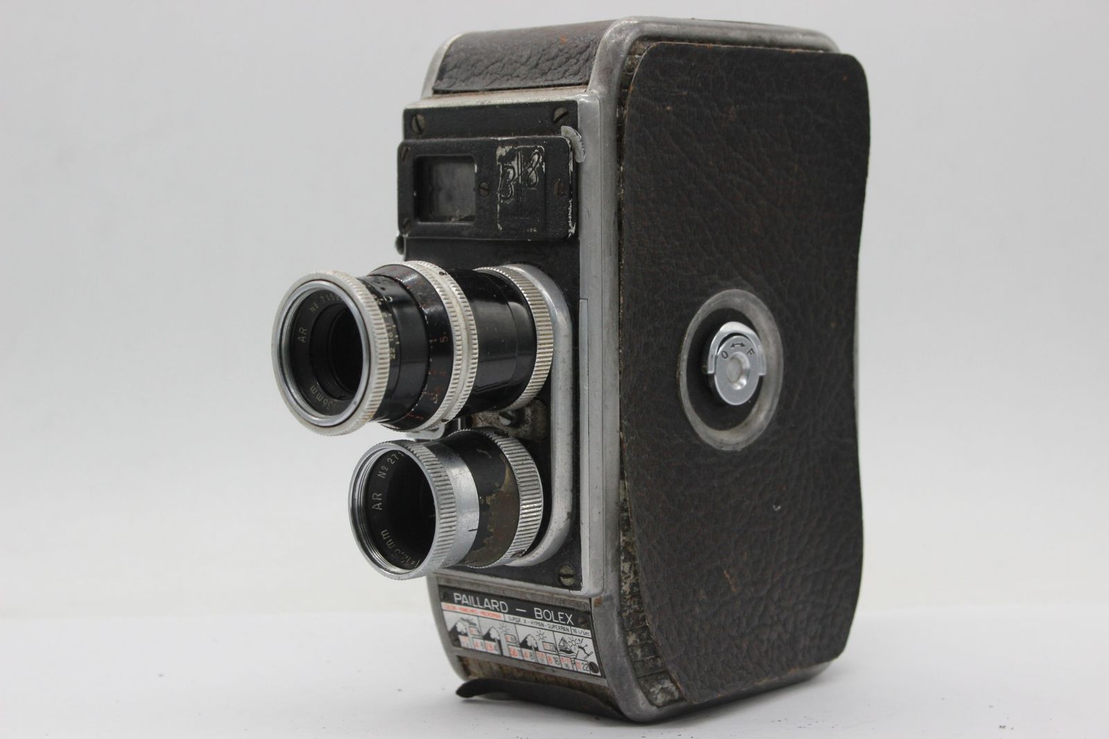 【訳あり品】 Paillard-Bolex Kern-Paillard YVAR 12.5mm F2.5 + 36mm F2.8 8ミリカメラ v236