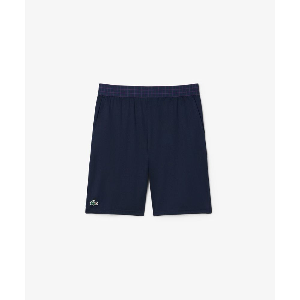 ラコステ LACOSTE テニスウェア メンズ グリッドウエストストレッチショーツ GH4775-99-166 2025FW タオルキャンペーン対象